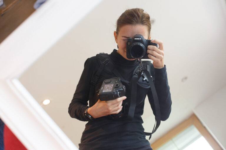Auto-portrait de photographe à Orléans